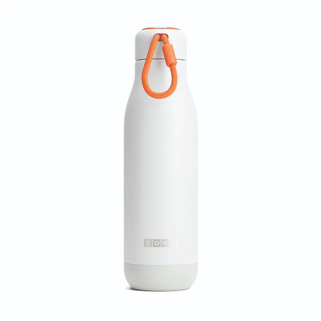 Borraccia in acciaio inox 750 ml PC Bianco Zoku